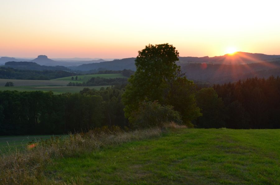 Sunset Pfarrberg Lichtenhain 23.08.2019